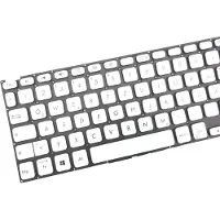 T-ProTek DEUTSCHE - Tastatur Keyboard Silber Ohne Rahmen kompatibel für Asus VivoBook F512DA-EJ8874T