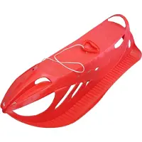 Snow Flake Kunststoff Schlitten Firecom Rot 4110695