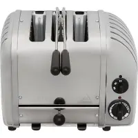Dualit 31226 Combi Toastapane, Edelstahlgeh?use, Stoppfunktion, Br?unungskontrolle
