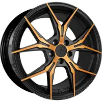 KESKIN 19 Zoll KT19N 5x120 ET35 Alufelgen MATT BLACK FRONT COPPER