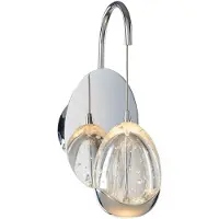 ITALUX LED Wandleuchte Huelto Chrom IP20 4.8W 3000K