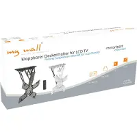 My Wall TV-Deckenhalterung HL40MWL für Fernseher 23-55 Zoll (58-140cm) mit Funk-Fernbedienung Weiß