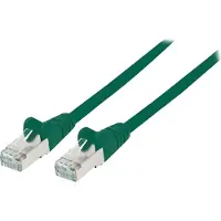 Intellinet Premium Netzwerkkabel, Cat6, S/FTP, 100% Kupfer, Cat6-, LS0H, RJ45-Stecker/RJ45-Stecker, 20,0 m, grün, 20 m, Cat6, S/FTP (S-STP), RJ-45, RJ-45, Grün