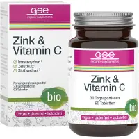 GSE Vertrieb GmbH GSE Zink & Vitamin C Complex (Bio), 60 Tbl. à 500 mg, 30g