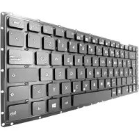 T-ProTek DEUTSCHE - Schwarz Tastatur Keyboard Ohne Rahmen kompatibel für ASUS D450MA, P451C