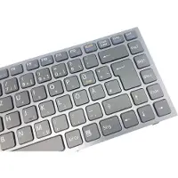 T-ProTek DEUTSCHE - schwarz + Rahm + Beleuchtung Tastatur kompatibel für Sony Vaio VPCS13X9E/B