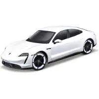 Maisto Tech 82339 - Ferngesteuertes Auto - Porsche Taycan Turbo S (weiß, Maßstab 1:24)