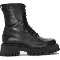 Tamaris Stiefel 2521739007 Schwarz Naturleder, Reißverschluss, wärmeisolierend, 18,5 cm Schaft, 4,5 cm Sohle