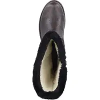 Rieker Damen Stiefel warm gefüttert Winterstiefel Raffung 73291, Größe:38 EU, Farbe:Braun