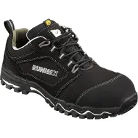 Runnex S3-ESD-Sicherheitshalbschuhe L schwarz/weiss/grau,Gr.48