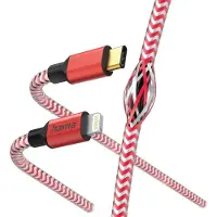 Hama Reflective, 1,5 m, Lightning, USB C, Männlich, Männlich, Rot