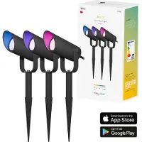 Hombli HBSK-0100, Intelligenter Einbaustrahler, Bluetooth, Schwarz, Aluminium, Multi, 2700 K