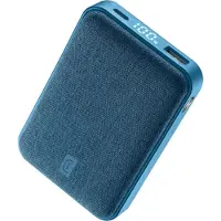 Cellularline Power Bank Glam, 10000 mAh, 20 W, Blau