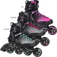 Tempish Klassische Fitness-Inlineskates LADY türkis Größe 37 mit herausnehmbarem Innenschuh und mittelhoher Konstruktion