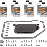 VAICO Ölwechselkit für Automatikgetriebe Satz 5 Gang 7L für AUDI A6 Avant (4F5, C6) 5HP19 FL 01V 5HP19 FLA A8605 A8620 5HP19
