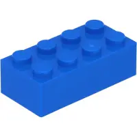 LEGO 2x4 Stein 3001 - 250 Stück Blau