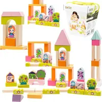 Cubika Holz-Lernbausteine Princess World Block Set