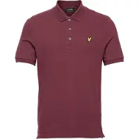 Lyle & Scott Plain Polo Shirt Rot - Große M