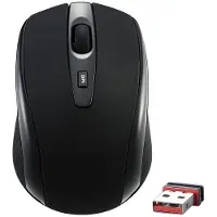 Evolveo WML-306B, RF Wireless+USB, Optisch, Notebook, Schwarz, Grau, Ambidextrös, 10m