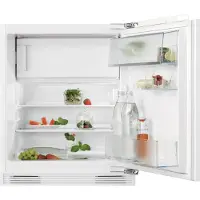 AEG Unterbau-Kühlschrank / 820 mm / 4-Sterne-Gefrierfach / 111 L / Festtür OSF6I82EF Weiß