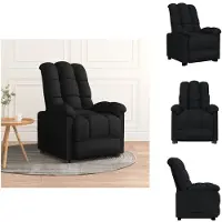 vidaXL Relaxsessel Schwarz Stoff - Sessel