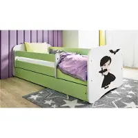RAUMHIRSCH FURNITURE Kinderbett Jugendbett Wednesday 70x140, 80x160, 80x180 cm - Komplettset mit Schublade & Rausfallschutz