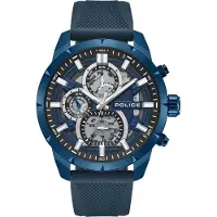 Police Herrenuhr Quarzuhr blau onesize Herren 45 PEWJQ0058701, PEWJQ0058703