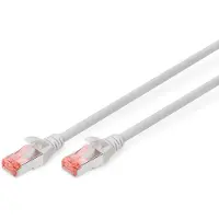 Digitus CAT 6 S/FTP Patchkabel, 15 m, Cat6, S/FTP (S-STP), RJ-45, RJ-45, Grau