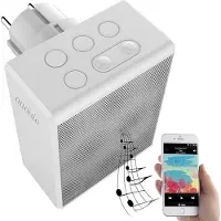 Auvisio UKW-Steckdosenradio und Freisprecher, Bluetooth 5, 30 Senderspeicher