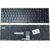 T-ProTek Tastatur - Farbe: schwarz - mit Beleuchtung - ohne Rahmen - Deutsches Tastaturlayout kompatibel für Samsung NP870Z5E