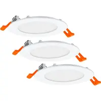 Osram Einbauleuchten-Set mit integriertem Treiber, schmal 3x120mm 3000K in Weiß aus Kunststoff, IP20-Schutz für diverse Innenraumanwendungen, inkl. Montagezubehör