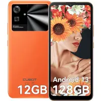 Cubot Note 21, 16,7 cm (6.56"), 6 GB, 128 GB, 50 MP, Android 13, Orange