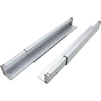 Roline Gleitschienen Set tiefenvariabel, 350 bis 600mm inkl Befestigungsmaterial