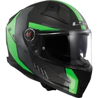 LS2 Integralhelm LS2 FF811 VECTOR II CARBON Grid Undurchsichtiges Fluo Grün größe XXS