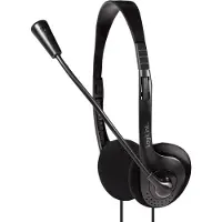 Logilink Stereo-Headset, 1x 3,5-mm-Klinke Bügelmikro Eco-Box