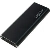 Logilink UA0314, SSD-Gehäuse, M.2, SATA, 10 Gbit/s, USB Anschluss, Schwarz