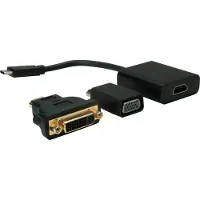 Value Display Adapter USB Typ C - VGA + HDMI + DVI