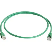 Telegärtner Patchkabel S/FTP, Cat.6A, LSOH, grün, 5 m