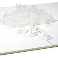 XPOtool 500x Zuglaschen für Fliesen Nivelliersystem, 1,0 mm Fugenbreite, Fliesen Verlegehilfe, Laschen mit Sollbruchstelle