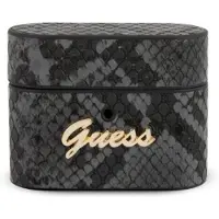 GUESS Airpods Pro etui GUACAPPUSNSMLBK czarne Python Kollektion