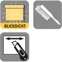 Gardinia Seitenzug-Rollo LICHTDURCHLÄSSIG 525 Silvalin natur 122 x 180 cm