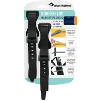 Sea to Summit Stretchloc 18 2er-pack Gurtband 12 X450 Mm Schwarz Schwarz One Size