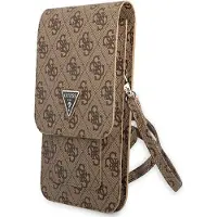 GUESS 4G Triangle Universaltasche / Schuber 100 x 160 mm, braun