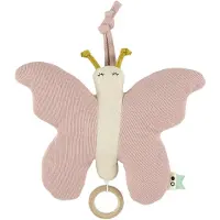 Trixie Musikspielzeug Baby Schmetterling - Baumwolle Rosa