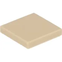 LEGO 50 Stück Fliesen 2x2, Beige