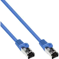 InLine Patchkabel, S/FTP (PiMf), Cat.8.1, 2000MHz, halogenfrei,, blau, 7,5m, 7,5 m, Cat8.1, S/FTP (S-STP), RJ-45, RJ-45, Blau