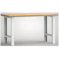 Klw-lutz Betriebseinrichtungen Werkbank B1500xT700xH840mm Buche Multiplex lichtgrau