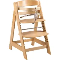 Roba Treppenhochstuhl 'Sit Up Click', mitwachsend, innovativer Klickverschluss, Holz, naturfarben