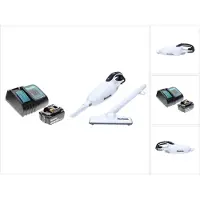 Makita DCL 181 FRM1 W Akku Staubsauger 18 V Weiß + 1x Akku 4,0 Ah + Ladegerät