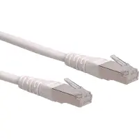 Roline Patchkabel Cat.6 (Class E) S/FTP (PiMF), weiß, 3 m